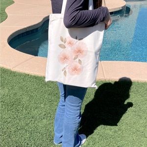 Vintage Floral Tote Bag